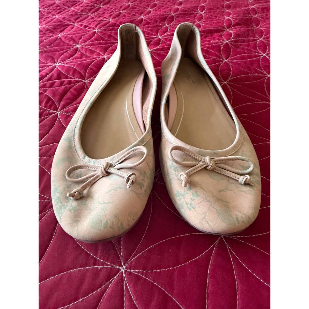 Vionic Calisto Ballet Flats Floral Print Comfortable Women's Shoes Size 10